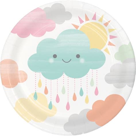 Sunshine Baby Shower 7 Inch Plates Party At Lewis Elegant Party