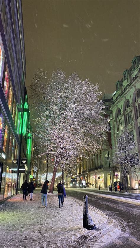 snow in london ️ | London snow, London winter, London christmas