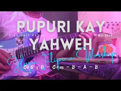 Hope Filipino Worship Papuri Kay Yahweh Guitar Cover With Chords