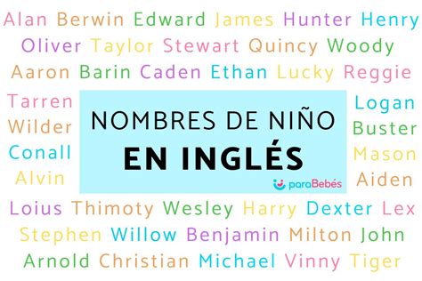 Nombres bonitos para niños en ingles