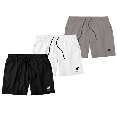 Kit 3 Shorts Masculino Elastano Mauricinho Academia Esporte Treino