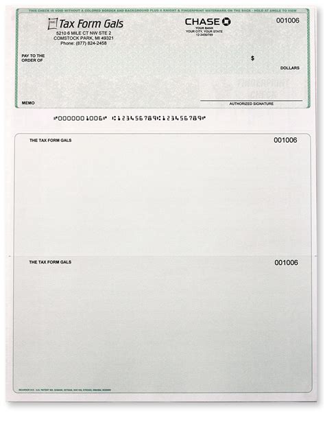 Printed Business Checks for Software, Top Format - DiscountTaxForms