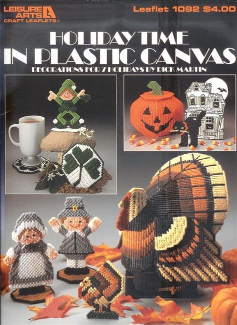 Holiday Time In Plastic Canvas Leaflet 1092 By Leisure Arts Plastic