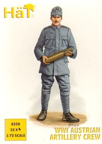 WWI Austrian Artillery Crew Modellbauversand Hanke 6 99