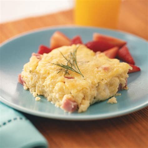 Ham And Cheese Egg Bake Recipe Taste Of Home