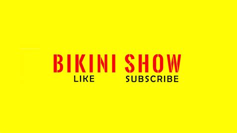 BIKINI SHOW Live Stream YouTube
