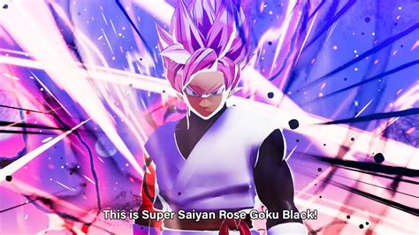 Dragon Ball Z Kakarot New Rose Goku Black Super Saiyan Rose