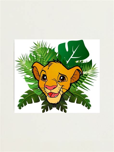 Lion King Simba Jungle Photographic Print For Sale By