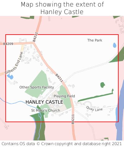 Where is Hanley Castle? Hanley Castle on a map