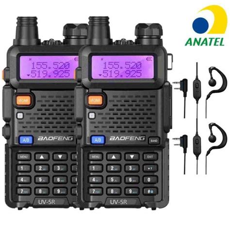 R Dio Walk Talk Comunicador Baofeng Uv R Dual Band Uhf Vhf Fm Gold