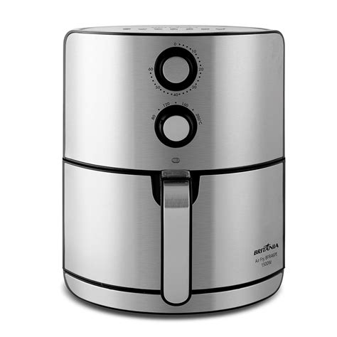 Air Fryer Brit Nia Litros V W Display Anal Gico Preto E Inox