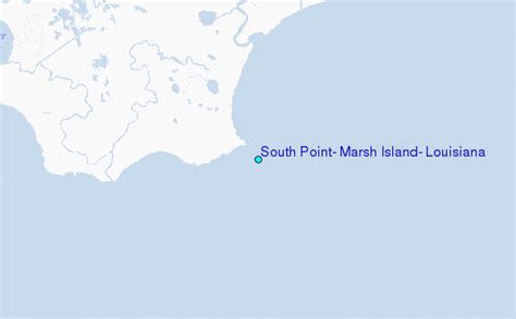 South Point, Marsh Island, Louisiana Tide Station Location Guide