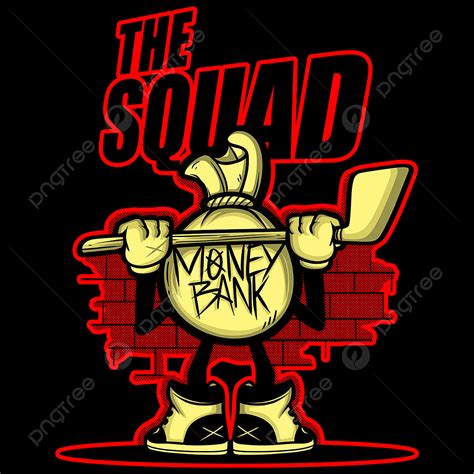 Squad Png Picture The Squad Cartoon Tshirt Design Tshirt Apparel