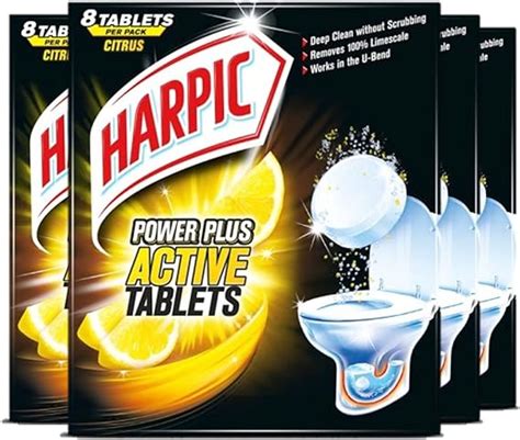 Harpic Power Plus Active Toilet Cleaning Tablets Citrus Fragrance Box