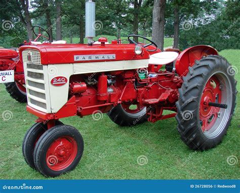 Vintage Farmall Model 240 Farm Tractor Editorial Photo Image 26728056