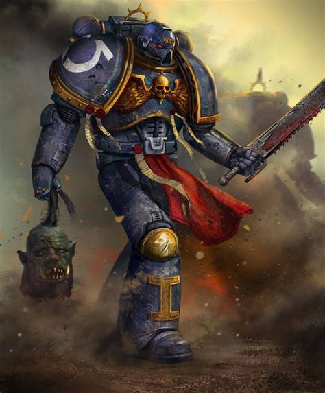 ultramarine  egor samsonov warhammer warhammer  warhammer  artwork