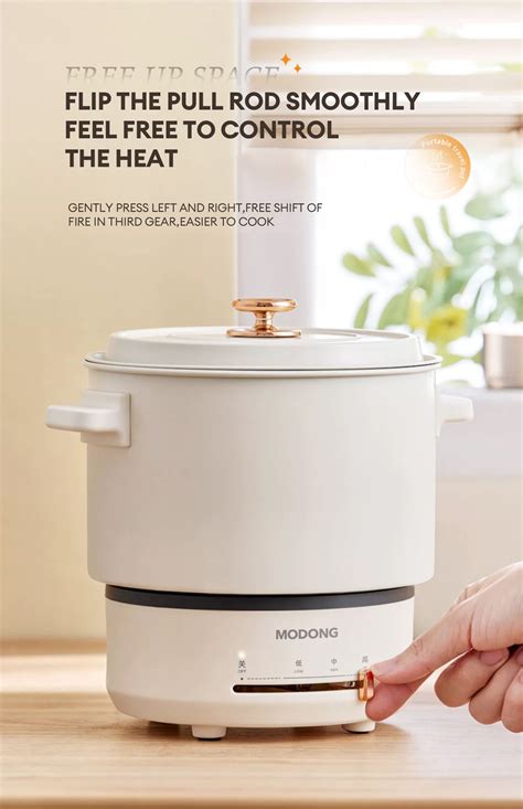 Mini Electric Pot Electric Cooking Pot Portable Small Multi Functional Split Travel Electric Hot