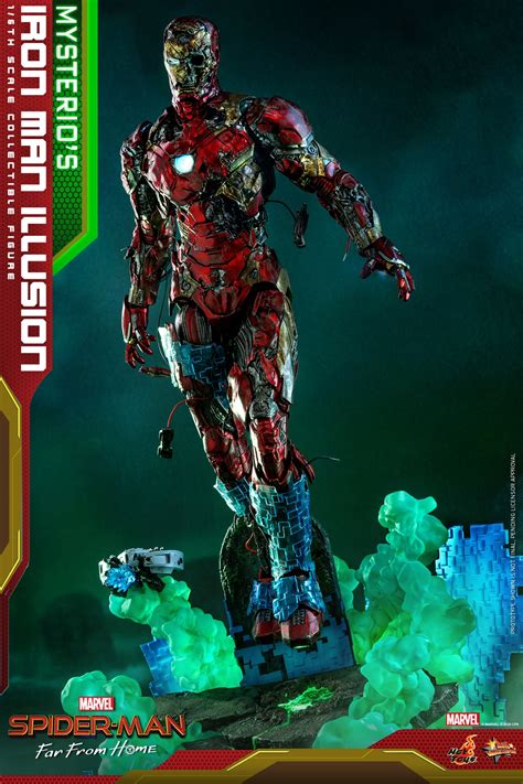 Spider Man Far From Home Mysterios Iron Man Illusion Scale Figure By Hot Toys The