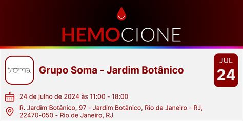 Grupo Soma Jardim Botânico Hemocione Eventos