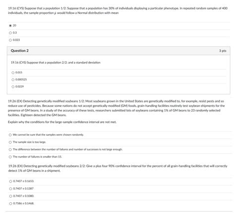 Solved 19.16 (CYS) Suppose that a population 1/2: Suppose | Chegg.com