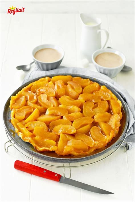 Tatin aux pommes express Régilait Recette en 2024 Crumble poires