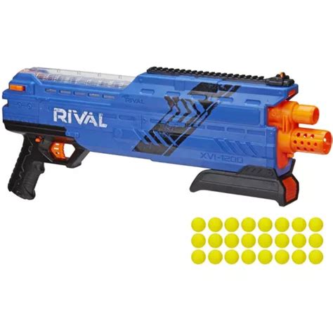 Nerf Rival Atlas Xvi 1200 Blaster Blue Tiro Duplo 16shop Frete Grátis