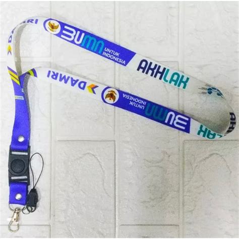 Jual Tali Id Card Lanyard Damri Bumn Akhlak Shopee Indonesia