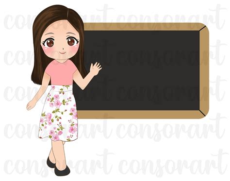 Back to School Clip Art School Clip Art Cute Teacher Clipart Scrapbook ...