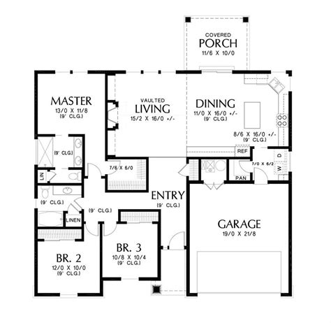 One Story Affordable Craftsman Style House Plan 4971 Plan 4971