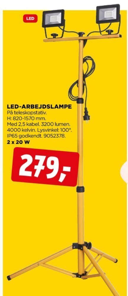 Ukendt Arbejdslampe Tilbud Hos Jem Fix