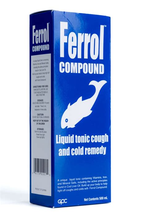 Ferrol Compound Liquid Tonic Dietary Supplement 500ml Valudrug