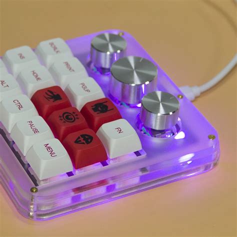 Макросъемка клавиатуры 15Key + 3 Ручка механическая | AliExpress