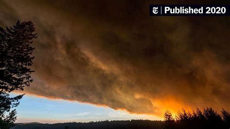 In Oregon, a New Climate Menace: Fires Raging Where They Don’t Usually ...