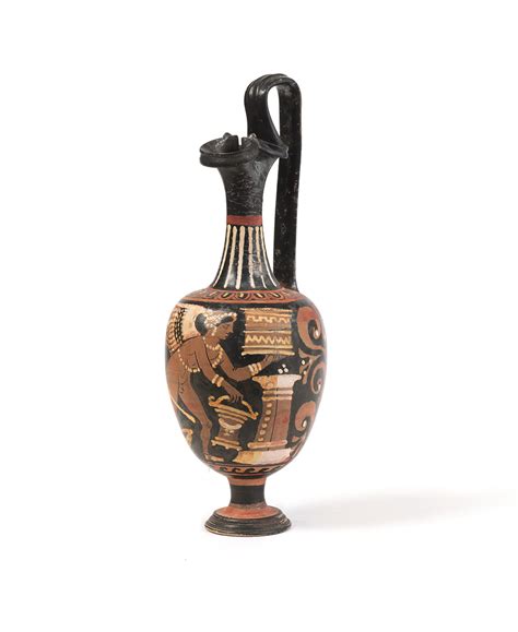 Oinochoe Apula A Figure Rosse Datazione Ultimo Quarto Del Iv Sec A C