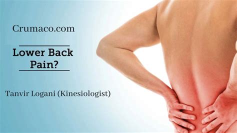 Lower Back Pain Treatment - Tanvir Logani (Kinesiologist)