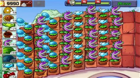 Plants Vs Zombies Adventure Roof Level Full Gameplay Youtube