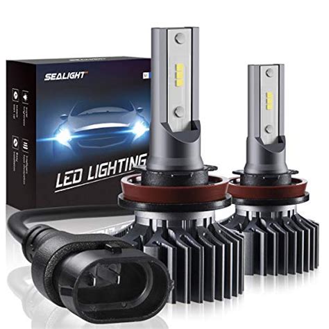 SEALIGHT H11 H8 H9 LED Headlight Bulbs DOT Approved S1 Series Low Beam