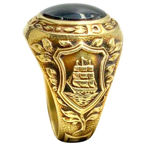 Tiffany and Co. Schlumberger Coral Gold Men's Ring at 1stDibs | tiffany men ring, tiffany and co ...