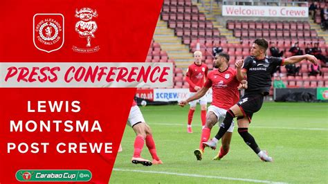 Lewis Montsma Post Crewe Alexandra YouTube