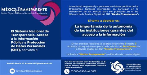 Inai On Twitter Invitamos A La Sociedad A Participar En La