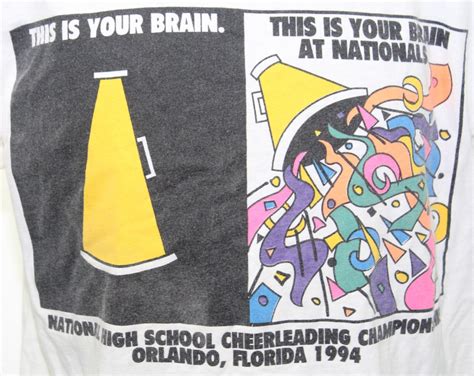 1994 Uca National High School Cheerleading Championship Nationals T Shirt Medium Ebay