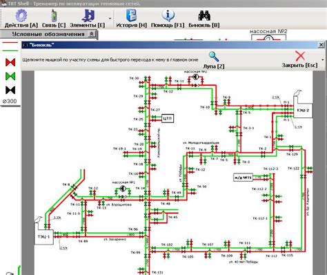 Образец схема тепловых сетей образец