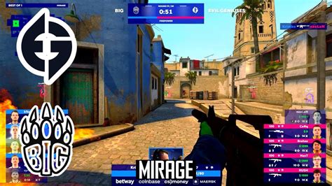 Evil Geniuses Vs Big Map Mirage Highlights Blast Premier Fall