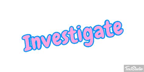 Investigate Word Animated  Logo Designs