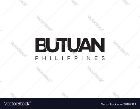 Butuan In The Philippines Emblem Design Royalty Free Vector