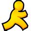 AOL Instant Messenger Icon 3D Cartoon Vol 3 Iconset Hopstarter