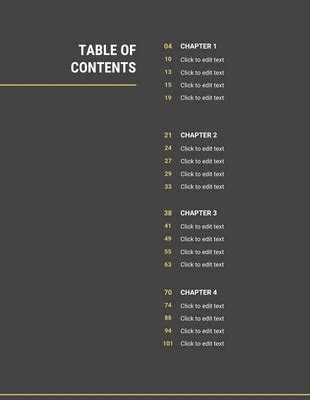 Free Books Table Of Contents Templates Venngage