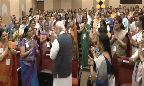 PM Modi greets women scientists at ISRO, commends their “key role” in ...