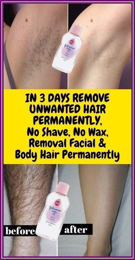 Natural Hair Removal Permanent Diy Hair Removal Permanent