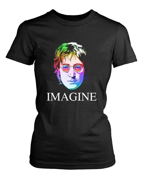 John Lennon Imagine The Beatles Rainbow Women S T Shirt Nuu Shirtz